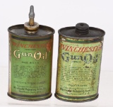TWO WINCHESTER OIL CANS