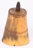 EARLY POWDER HORN SHAPED LIKE TANKARD