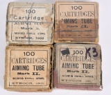 (4) BOXES KYNOCH MKII SUB CALIBER AIMING TOOL AMMO