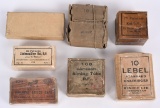 (7) MISC BOXES OF ANTIQUE AMMO