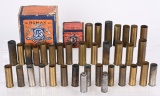 LOT RARE EARLY SHOTGUN FULL BOXES, BRASS