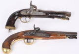 PAIR OF REPLICA PERCUSSION PISTOLS