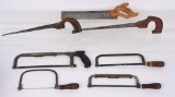 LOT (7) WINCHESTER VINTAGE SAWS
