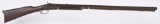 MID 19TH CENT. HALF STOCK PLAINS RIFLE