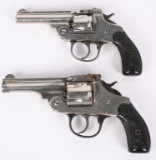 PAIR OF IVER JOHNSON TOP BREAK REVOLVERS