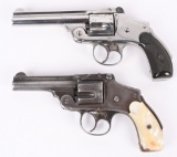 LOT (2) S&W HAMMERLESS DOUBLE ACTION REVOLVERS