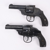 LOT (2) H&R HAMMERLESS TOP BREAK REVOLVERS
