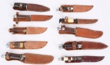 1950-1970 10 ITEM HUNTING KNIFE COLECTORS LOT