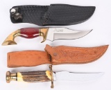 PAIR OF AMERICAN CLASSIC FIXED BLADE HUNTERS