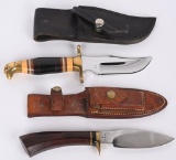 PAIR OF RALPH BONE AND REYNOLDS CUSTOM KNIVES