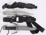 SCARCE BUCK MODEL 184 BUCKMASTER SURVIVAL KNIVES