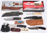 LOT OF 8 SPORTING KNIVES