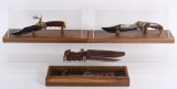 (4) FIXED BLADE KERSHAW KNIVES