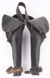 PAIR OF POMMEL HOLSTERS FIT 1860 COLT