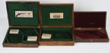 LOT (3) COLT SAA WOODEN DISPLAY CASES