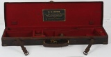 W. W GREENER LEATHER COVERED HARD CASE