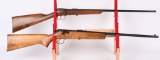 LOT OF 2: SINGLE SHOT BOLT ACTION .22LR RIFLES