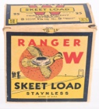 RARE BOX 12 GA RANGER SKEET LOADS
