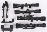 LOT (4) HIGH QUALITY RIFLE SCOPES