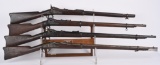 4- ALLEN CONVERSION & TRAPDOOR SPRINGFIELD RIFLES