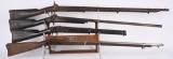 4- ANTIQUE MILITARY RIFLES and MUSKETS