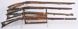 4- ANTIQUE PERCUSSION RIFLES