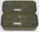 Lot (2) 440 Round Cans 7.62x54R FMJ