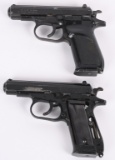 LOT OF (2) CZ SEMI AUTO PISTOLS