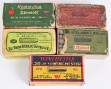 FIVE FULL BOXES 38-40 & 44 COLT VINTAGE AMMO