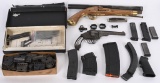 HUGE VINTAGE DEALER LOT, MOUNTS, PISTOL BOX