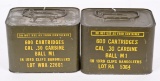 1200 ROUNDS .30 CABINE BALL M1 IN CANS