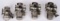 4- MOTORCYCLE CARBIDE HEADLIGHTS
