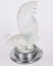 LALIQUE CRYSTAL COQ NAIN HOOD ORNAMENT