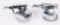 2- 1930s FORD QUAIL HOOD ORNAMENTS