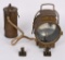 EARLY AUTOMOTIVE CARBIDE BRASS LIGHT & TANK