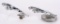 2- JAGUAR HOOD ORNAMENTS