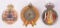 3-Enameled Radiator Badges