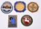 5-Enameled Foreign Radiator Badges