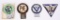 Enameled Radiator Badge & Attachments