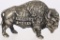 Amherst Stoves Nickle-Plated Cast Iron Bank