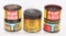 Harris & 2-Pure Gold Round Grease Cans