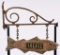 Tackle Trade Metal Sign w/Bracket