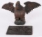 Carved Bird Statue and Other