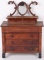 SALESMAN SAMPLE EMPIRE CHEST OF DRAWERS WITH MIRRO