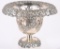 Large Pierced Sterling Silver Vase