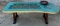 FINE VINTAGE ROULETTE TABLE WITH WHEEL