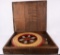 EARLY CARNIVAL WHEEL OF CHANCE w/ CASE