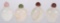 4- MATCHING VINTAGE CHINESE SNUFF BOTTLES