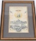 1876 CENTENNIAL GEORGE WASHINGTON SILK PRINT