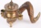 LARGE HORN CIGAR / MATCH HOLDER SMOKING SET